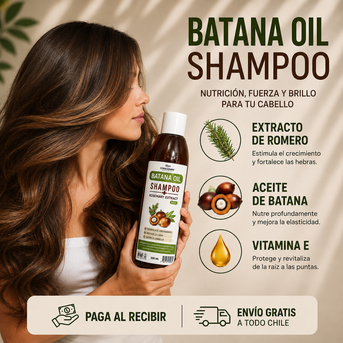 Shampoo Batana Crecimiento Cabello