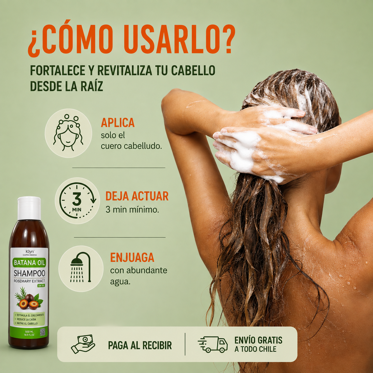 Shampoo Batana Crecimiento Cabello