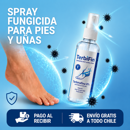 TerbiFin 8% Spray fungicida  Pies