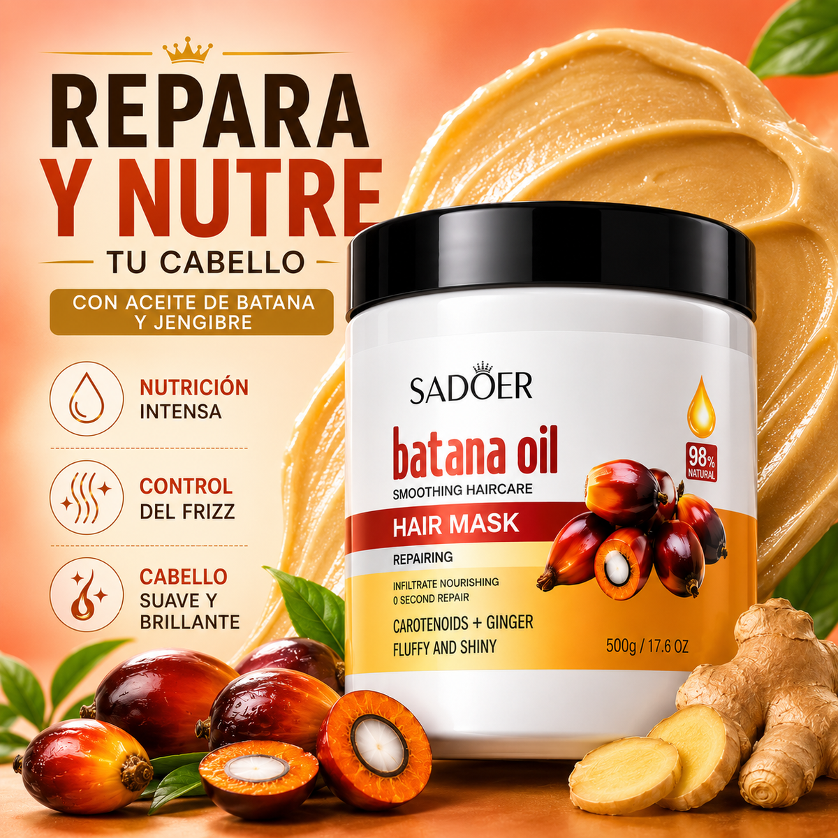 Mascarilla Cabello Reparación SADOER