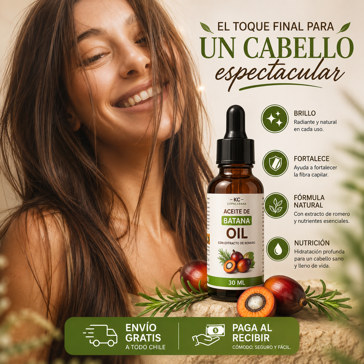 Aceite Batana Crecimiento Cabello 30 ml