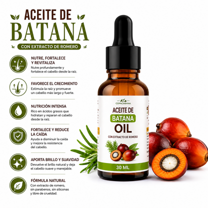 Aceite Batana Crecimiento Cabello 30 ml