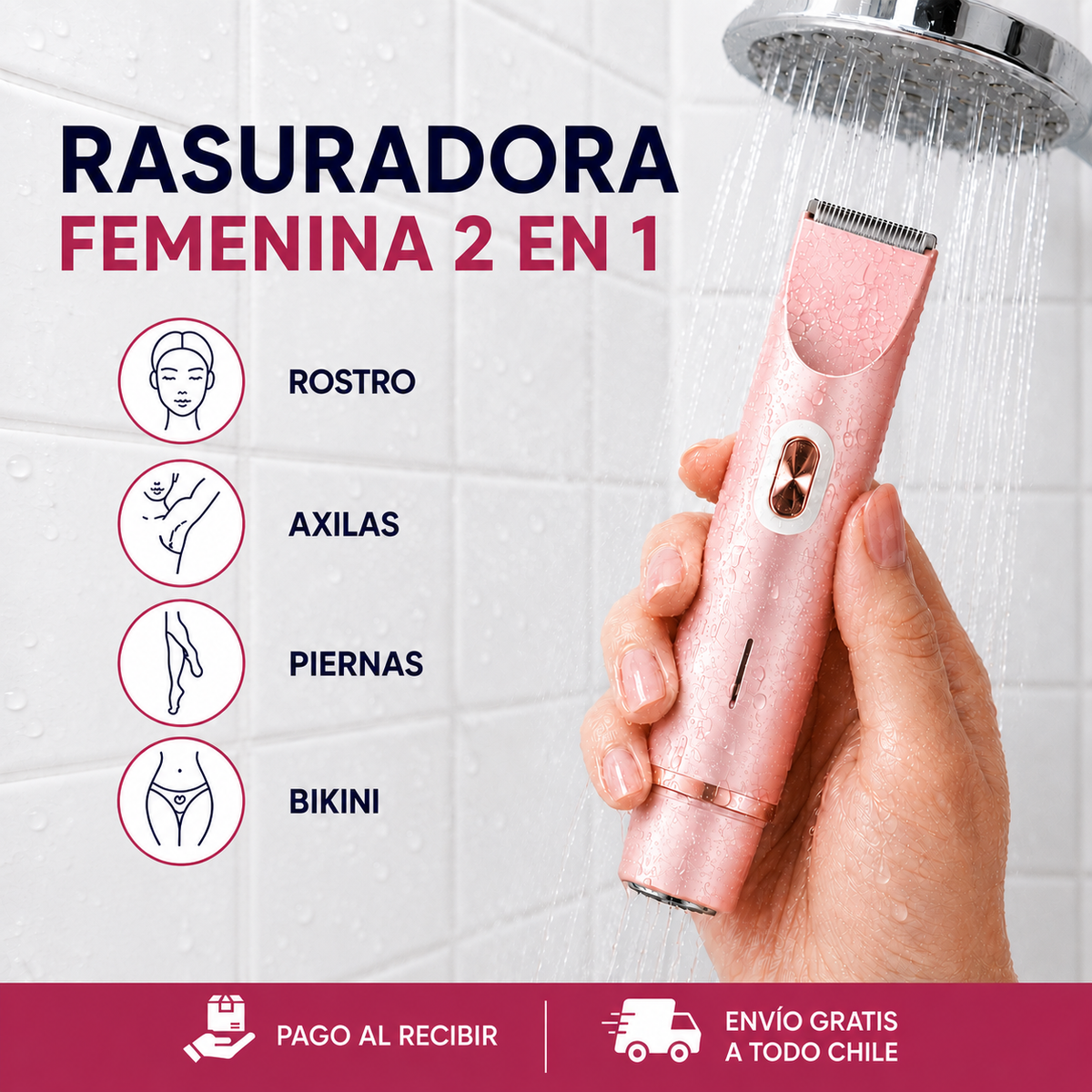 Rasuradora Femenina 2 en 1