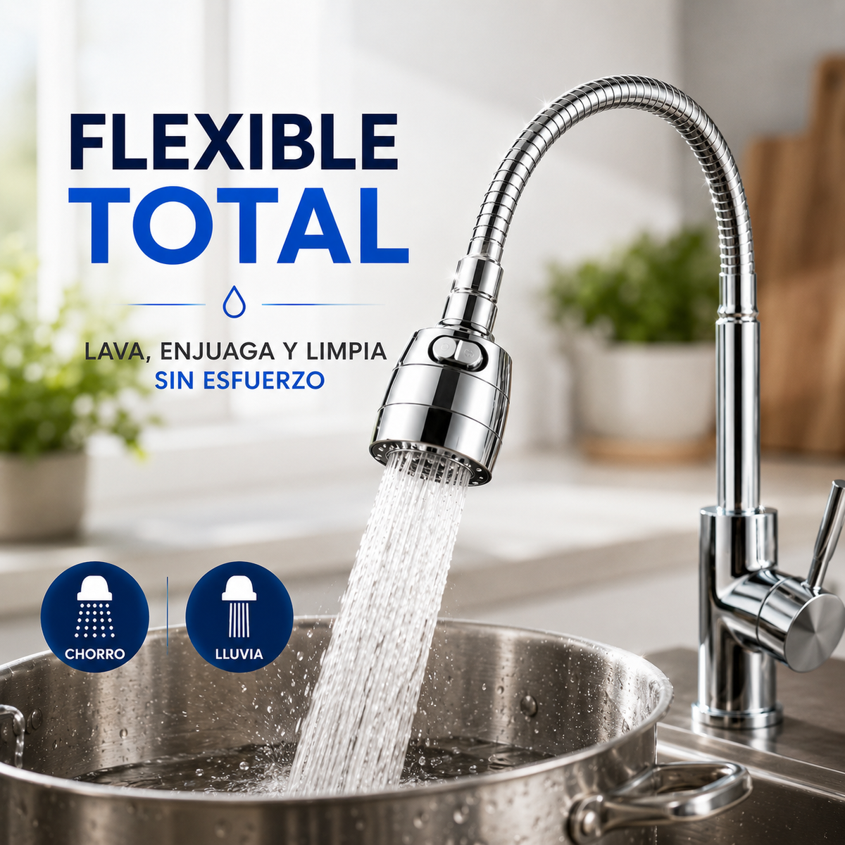 Adaptador Flexible Lavaplatos