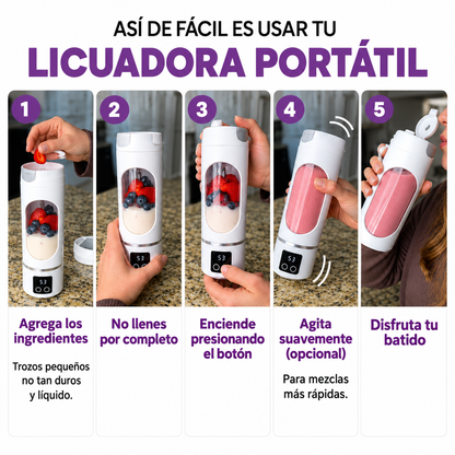 Vaso Licuadora Portátil