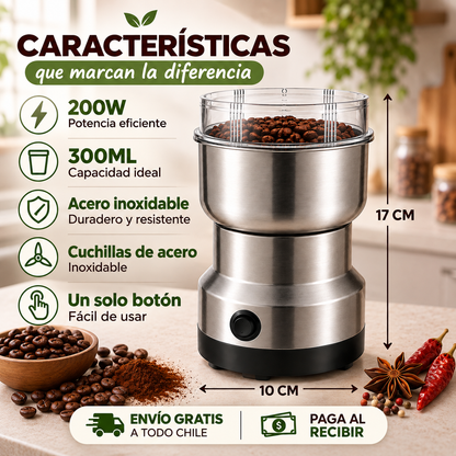 Molino Eléctrico De Café y Especias